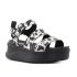 Hey Dude - Delray Buckle Animal fekete-fehér női szandál