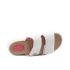 Hey Dude - Delray Slide Eyelet fehér női platform papucs