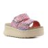 Hey Dude - Delray Slide Surf Baja lila női platform papucs