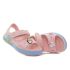 Coqui Yogi rózsaszín baba szandál