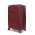 Borgo C-SEVEN bordó közepes bőrönd (60L)