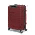 Borgo C-SEVEN bordó közepes bőrönd (60L)