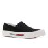 Tommy Hilfiger Slip On Canvas fekete férfi bebújós cipő