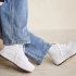 Vans Sk8-Hi Stacked fehér platformos női cipő
