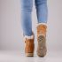 Skechers Keepsakes Wedge - Cozy Peak barna bélelt női csizma