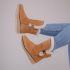 Skechers Keepsakes Wedge - Cozy Peak barna bélelt női csizma