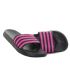 Borgo Stripes fekete-pink női papucs