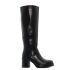 Yolera - Michell fekete női magasszárú csizma