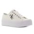 Calvin Klein Vulcanized Flatform törtfehér női platformos cipő