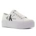 Calvin Klein Flatform Vulcanized fehér platformos női cipő