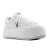 Calvin Klein Bold Platform Low fehér női platformos cipő
