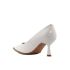 Yolera - Max fehér női magassarkú -BY6938-4