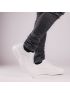 Skechers Slip Ins Court Break Double  183177-WHT