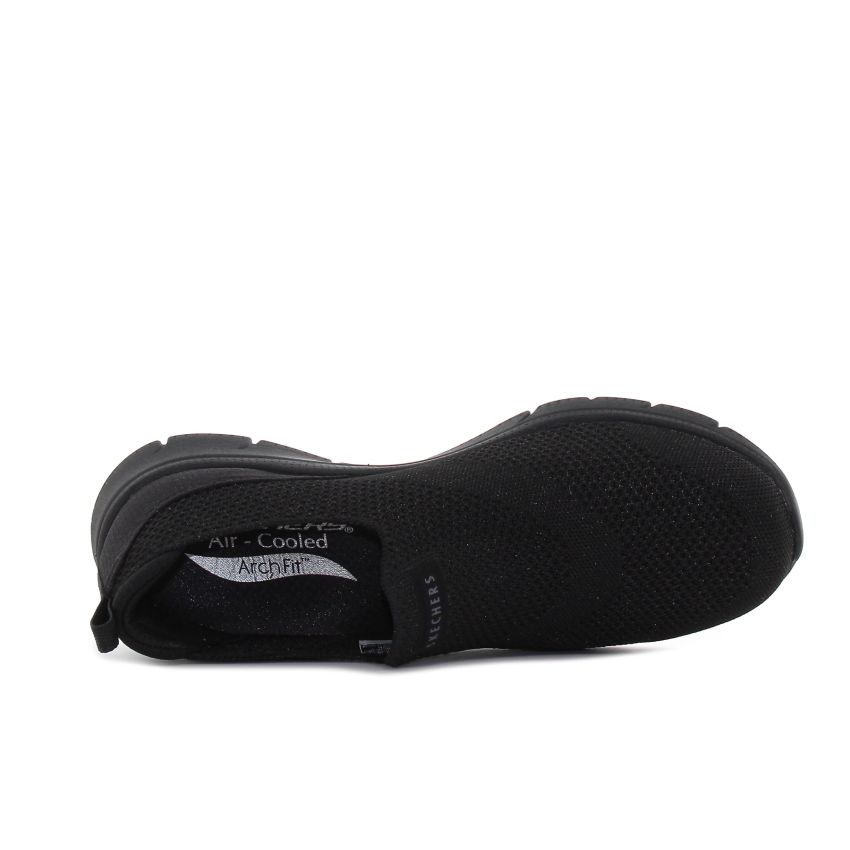 Skechers - Arch Fit 2.0 Cascade fekete női fitnesz cipő bebújós cipő
