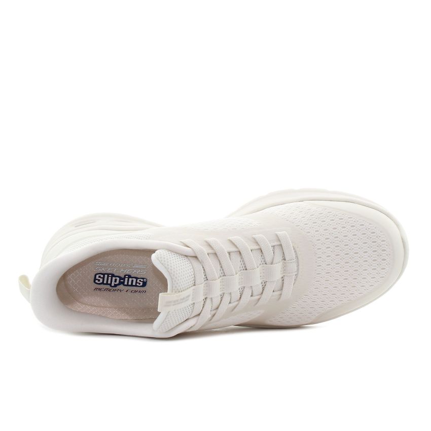 Skechers - Slip-Ins Bobs Arc Waves 2.0 Now On törtfehér női sneaker