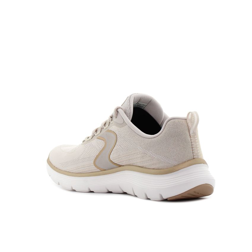 Skechers - Flex Appeal 5.0 Luxe Glow bézs női fitnesz cipő