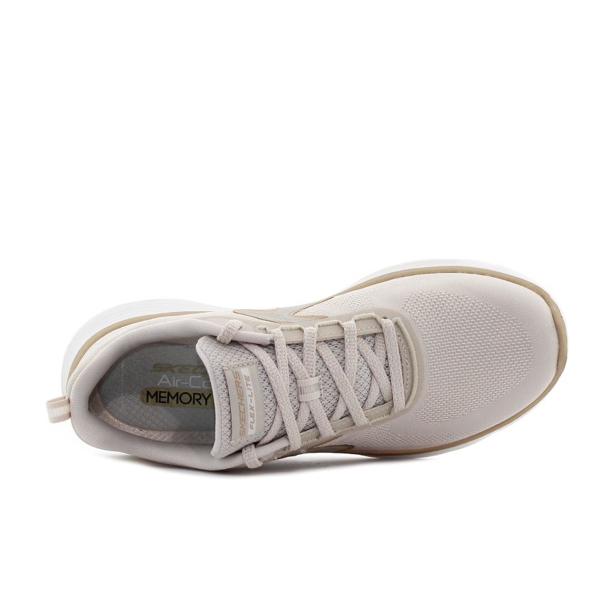 Skechers - Flex Appeal 5.0 Luxe Glow bézs női fitnesz cipő