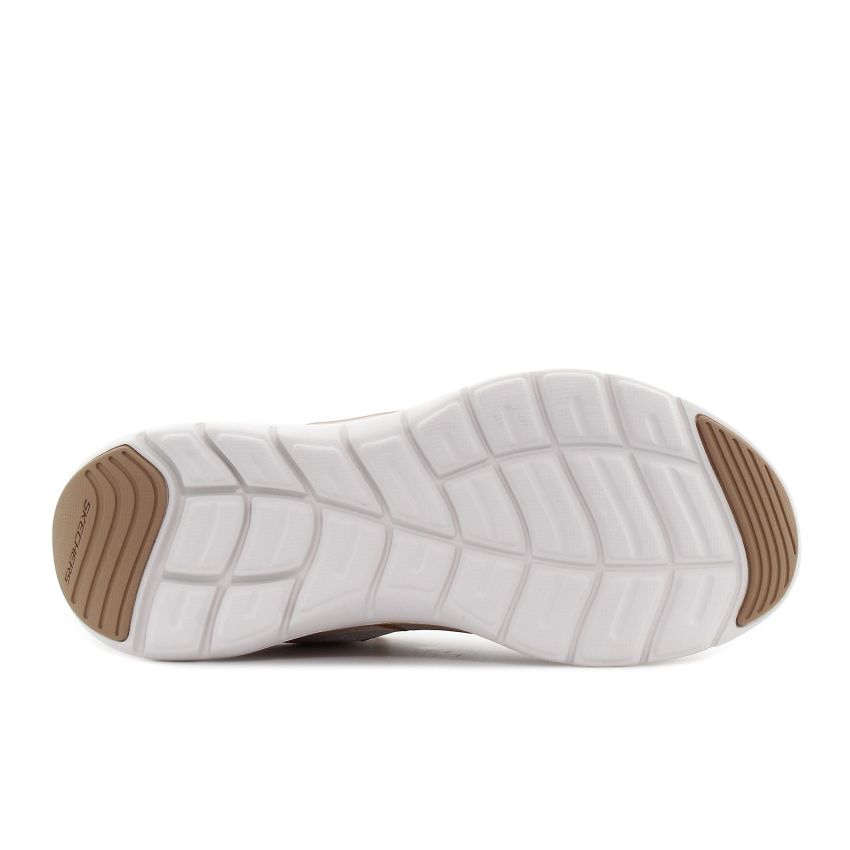 Skechers - Flex Appeal 5.0 Luxe Glow bézs női fitnesz cipő