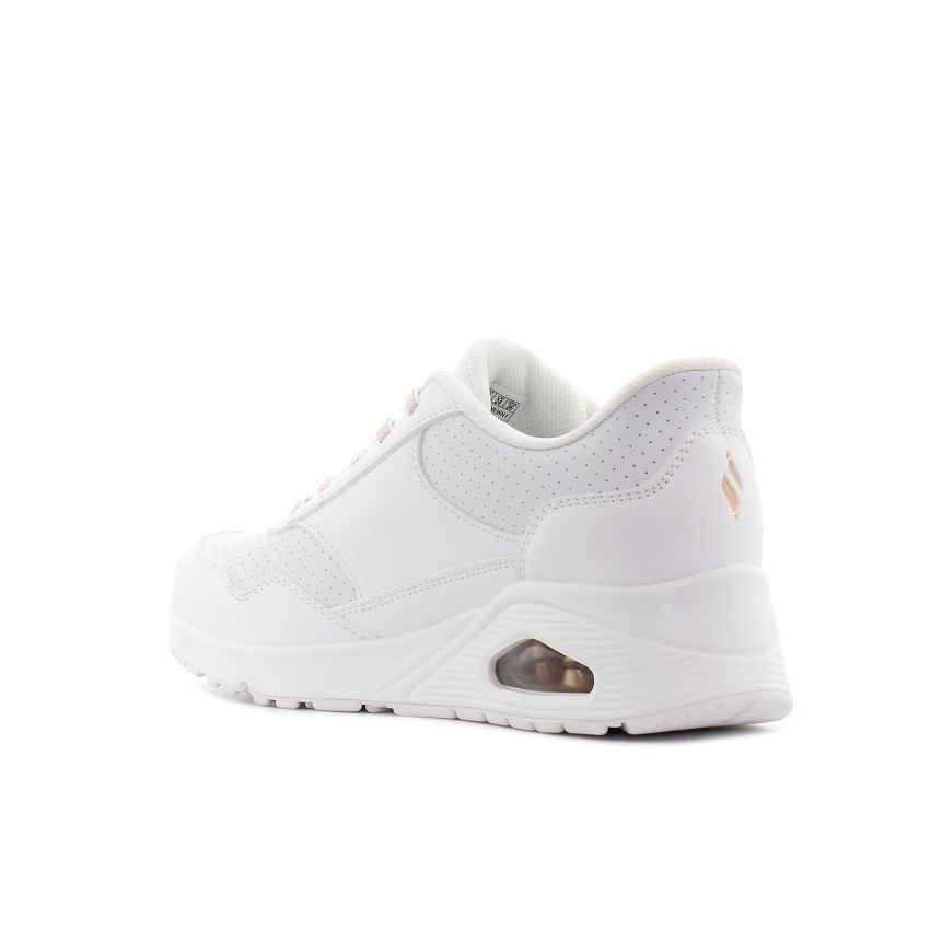 Skechers - Slip-Ins Uno Banksia Luxe fehér női sneaker