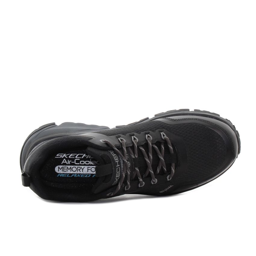 Skechers - D'Lux Journey Slate Peak fekete férfi sneaker -237419-BKCC