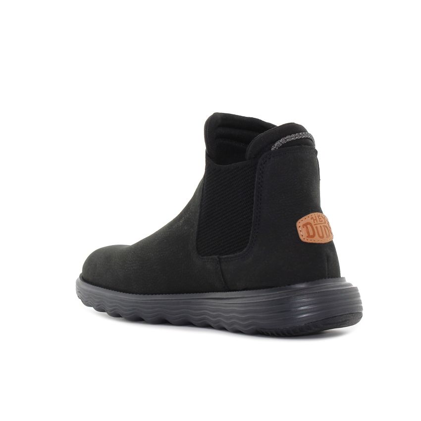 HeyDude - Branson Craft fekete férfi csizma