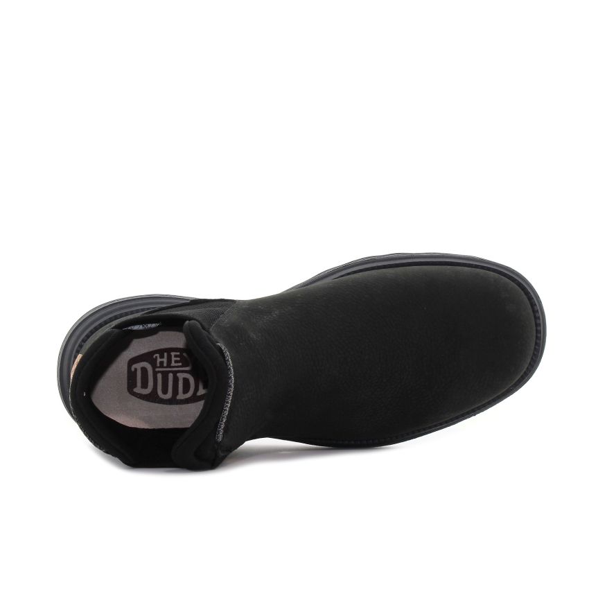 HeyDude - Branson Craft fekete férfi csizma