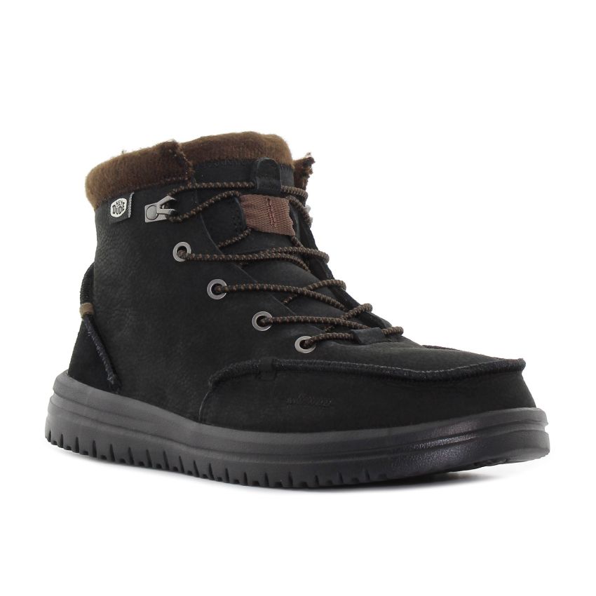 HeyDude - Bradley Boot fekete férfi bakancs