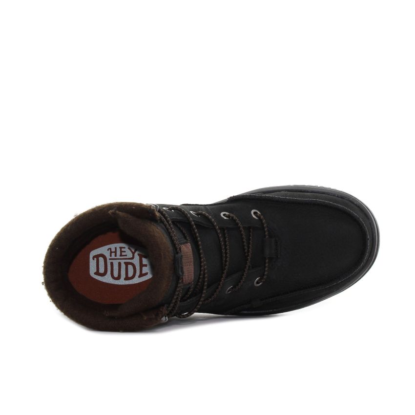 HeyDude - Bradley Boot fekete férfi bakancs