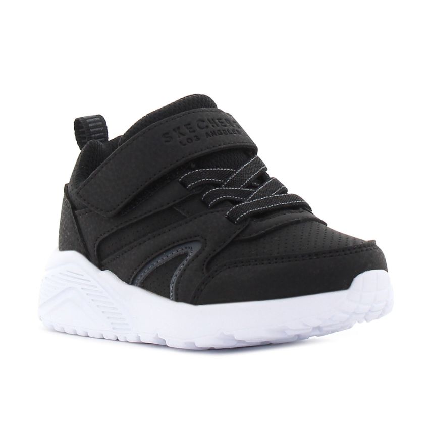 Skechers - Uno Lite Echo Surge fekete fiú baba sneaker