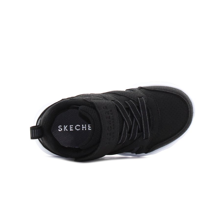 Skechers - Uno Lite Echo Surge fekete fiú baba sneaker