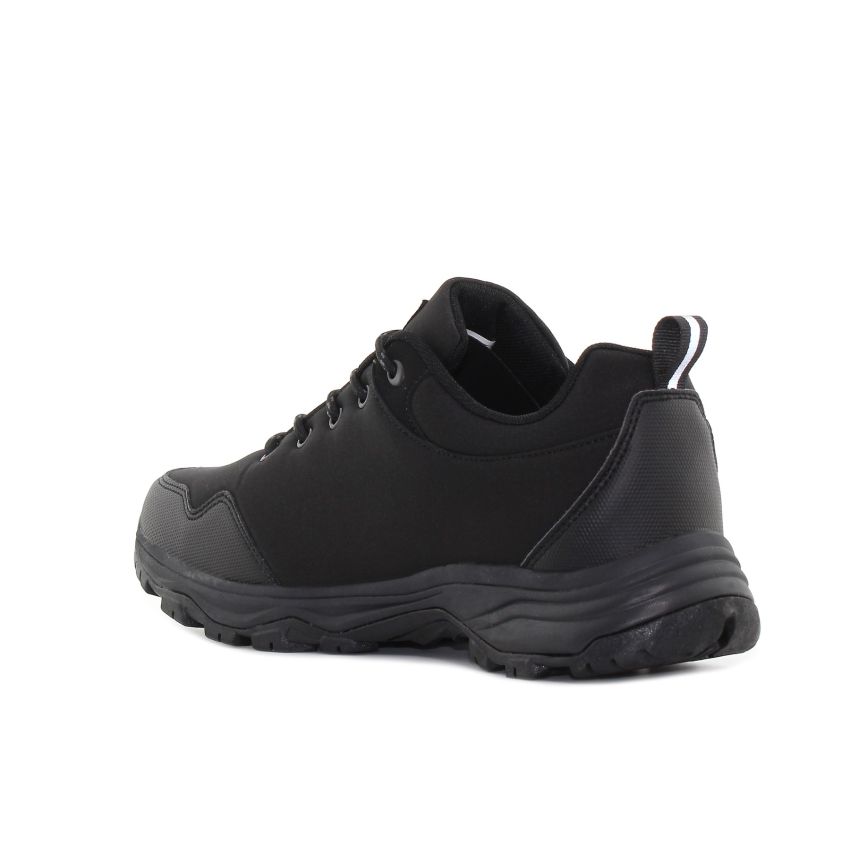 Knup - Soft Shell fekete férfi vízálló terepcipő -417M1