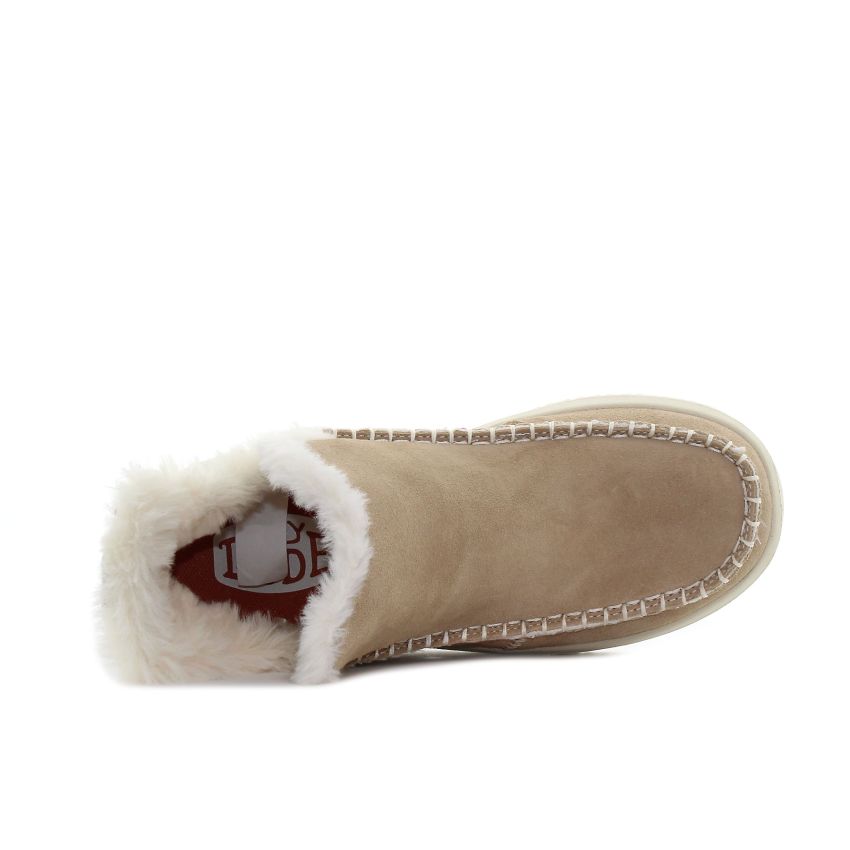 HeyDude - Camden Suede bézs női csizma