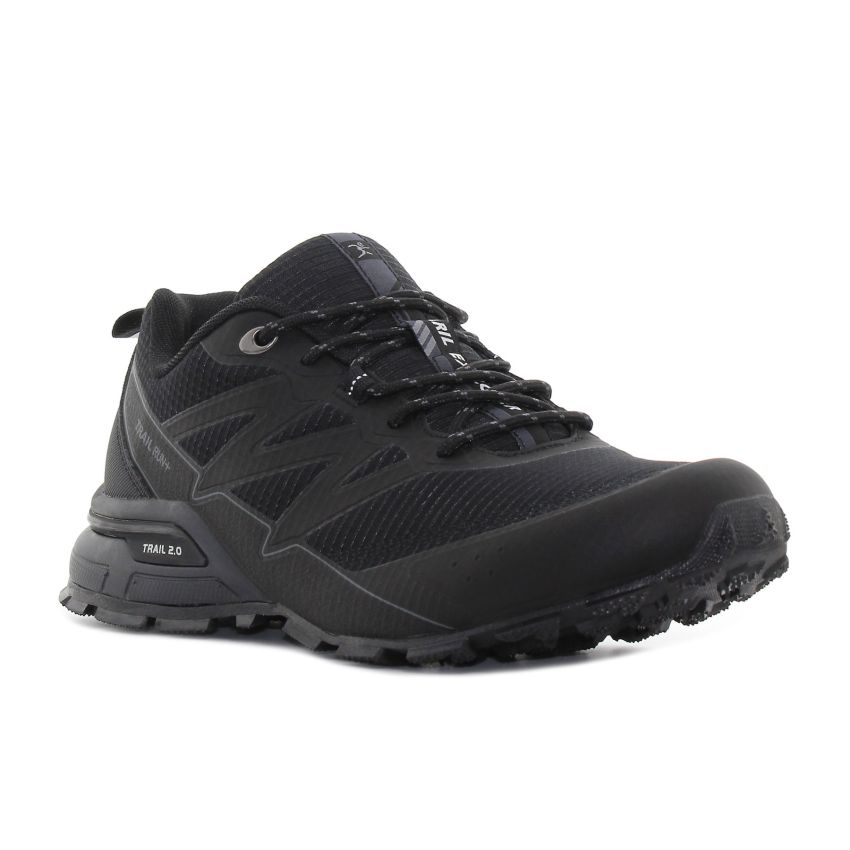 Knup - Trail Run fekete férfi sneaker