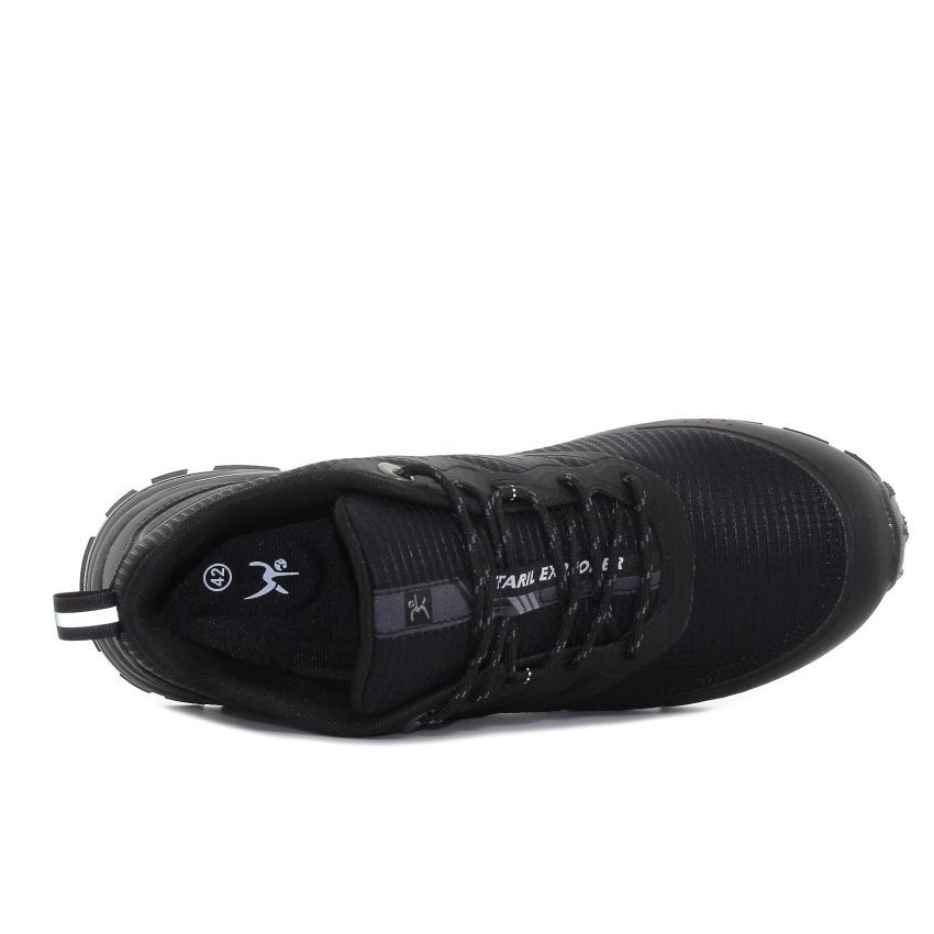 Knup - Trail Run fekete férfi sneaker