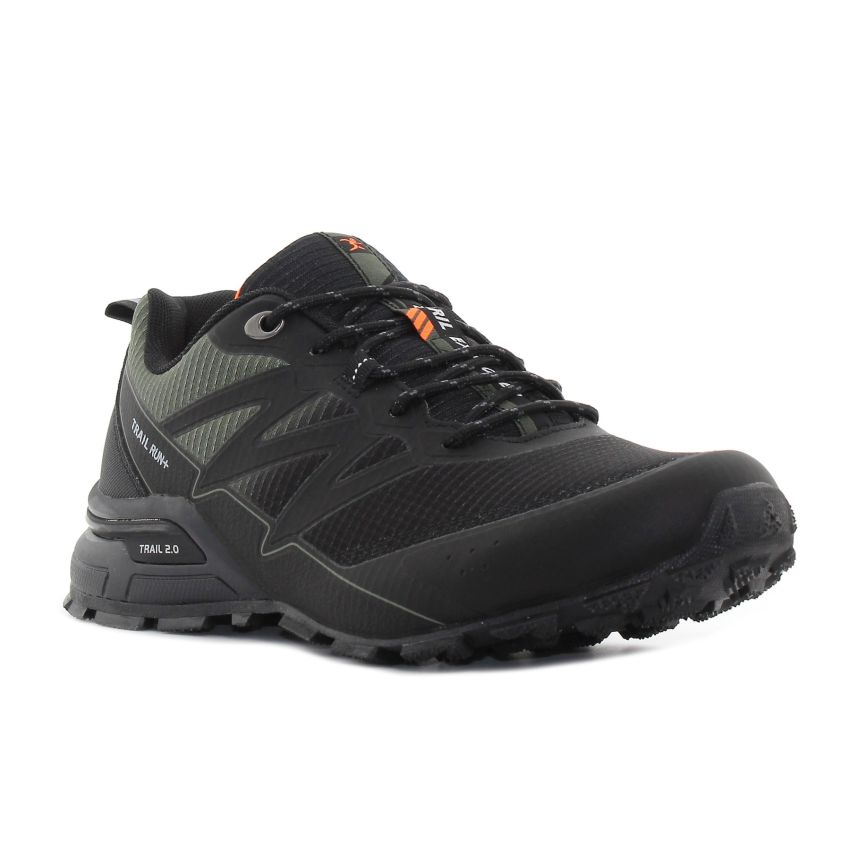 Knup - Trail Run fekete férfi sneaker