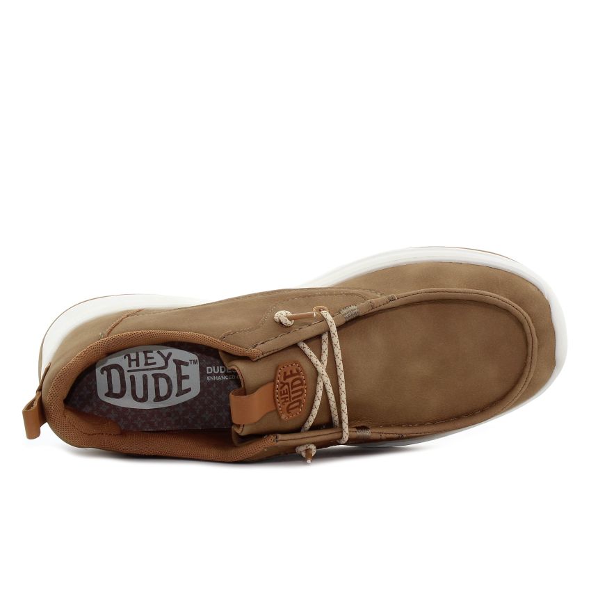 HeyDude - Classic Wally Drift barna férfi mokaszin