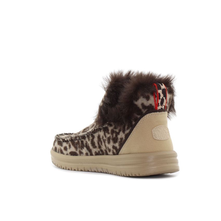 HeyDude - Camden Brushed barna női csizma