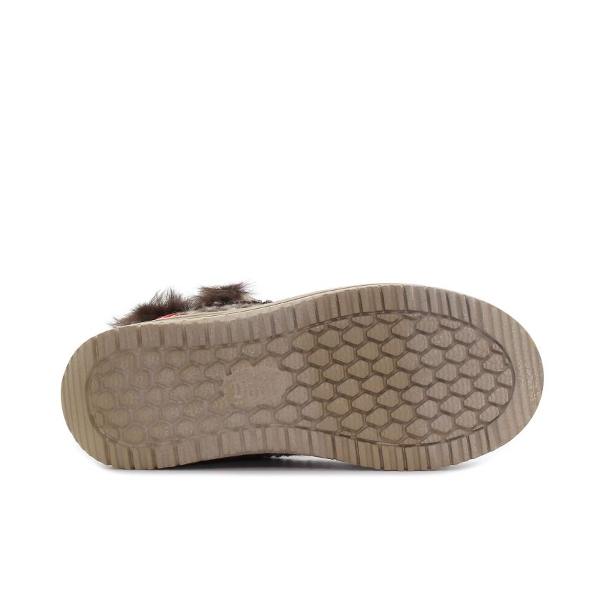 HeyDude - Camden Brushed barna női csizma