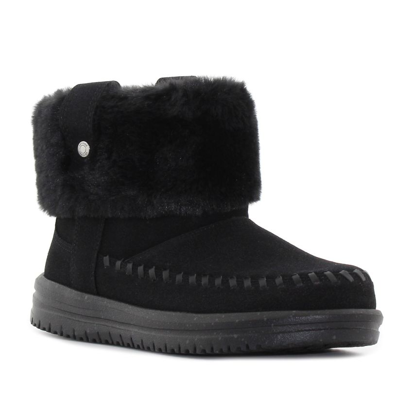 HeyDude - Classic Camden Cuff fekete női csizma