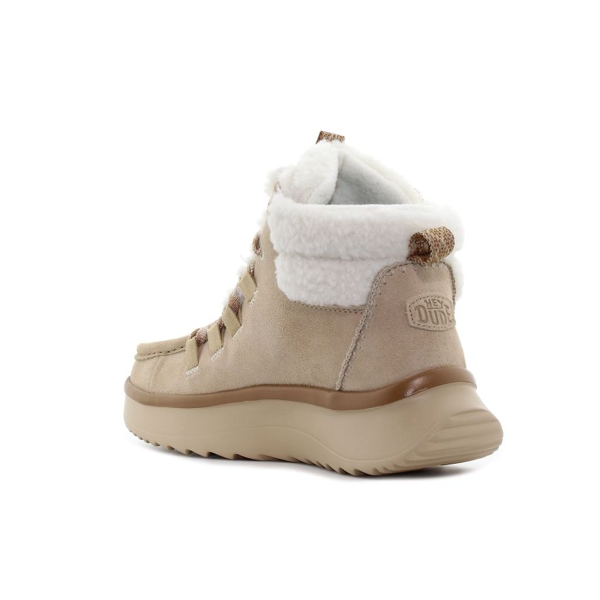 HeyDude - Wendy Peak Apres Suede bézs női csizma