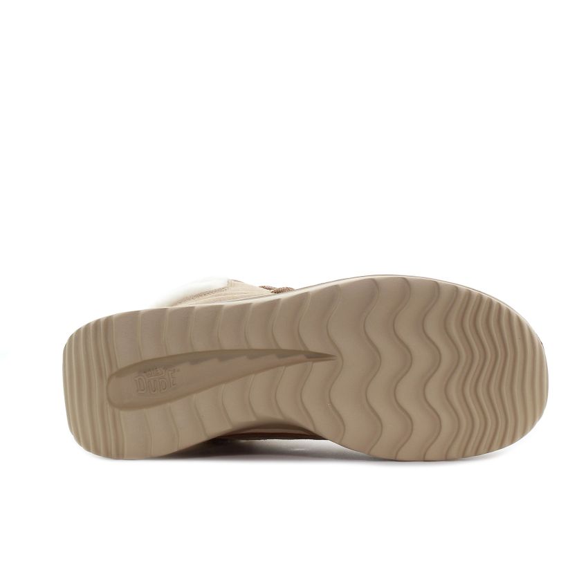 HeyDude - Wendy Peak Apres Suede bézs női csizma
