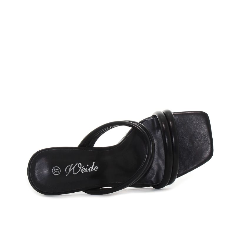 Weide Heels fekete női magassarkú
