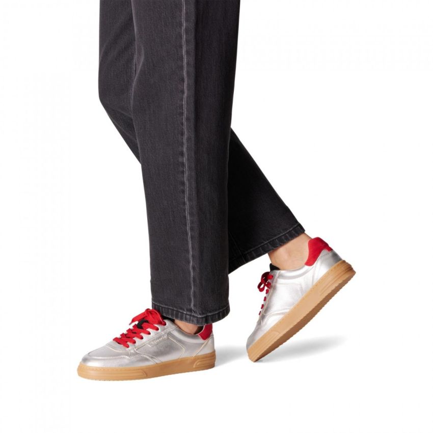 Tamaris ezüst női cipő