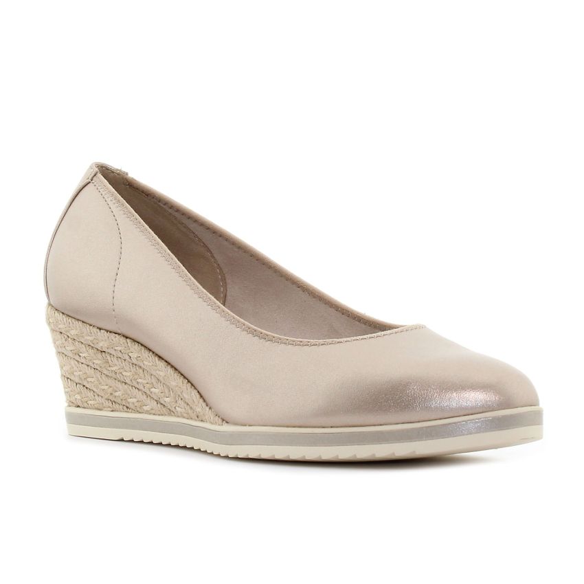 Tamaris arany női magassarkú