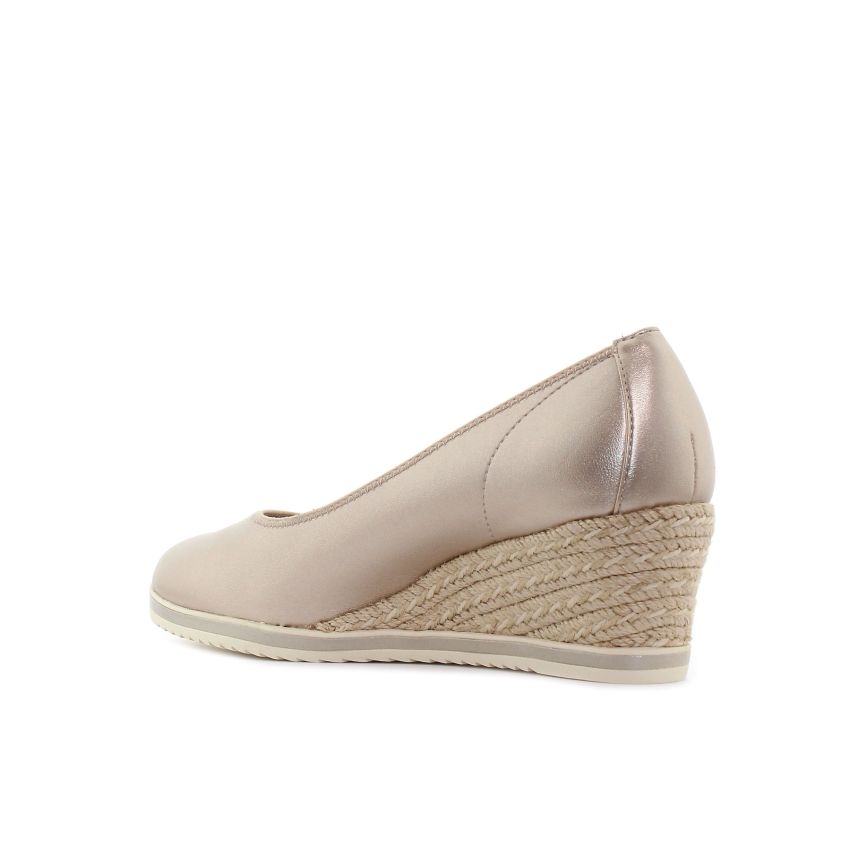 Tamaris arany női magassarkú