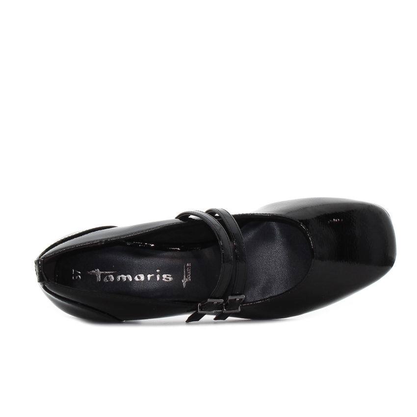 Tamaris fekete női magassarkú