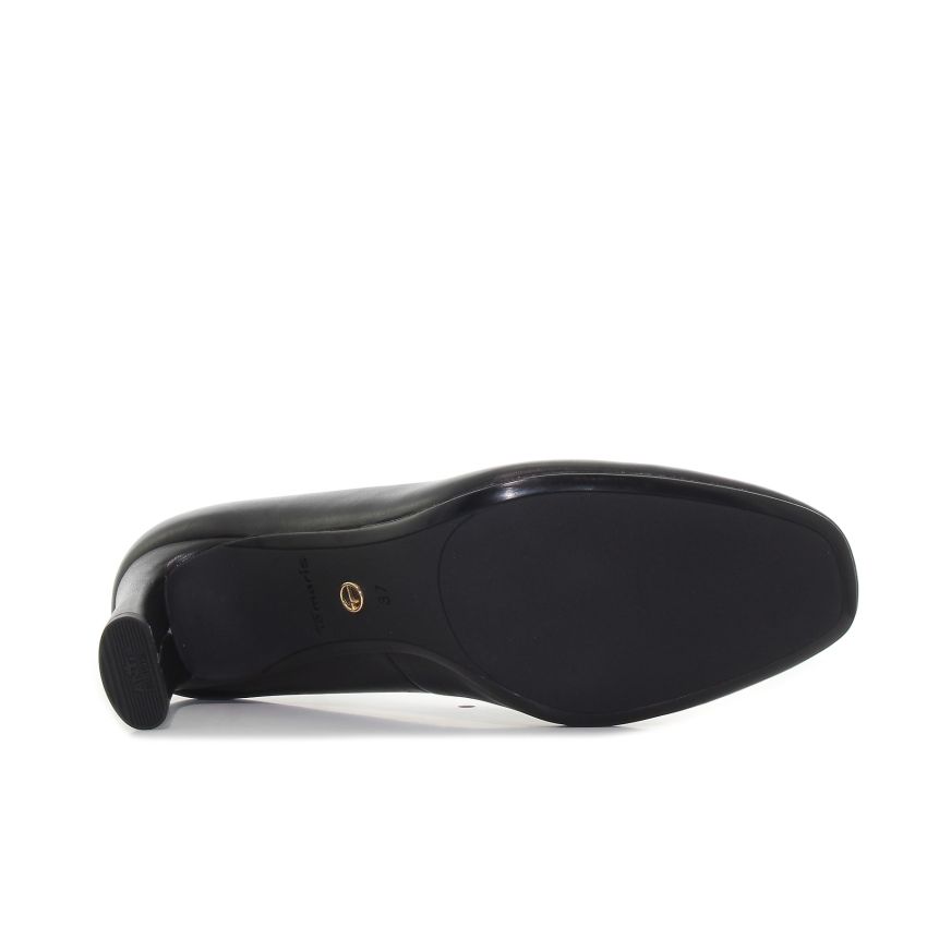 Tamaris fekete női magassarkú