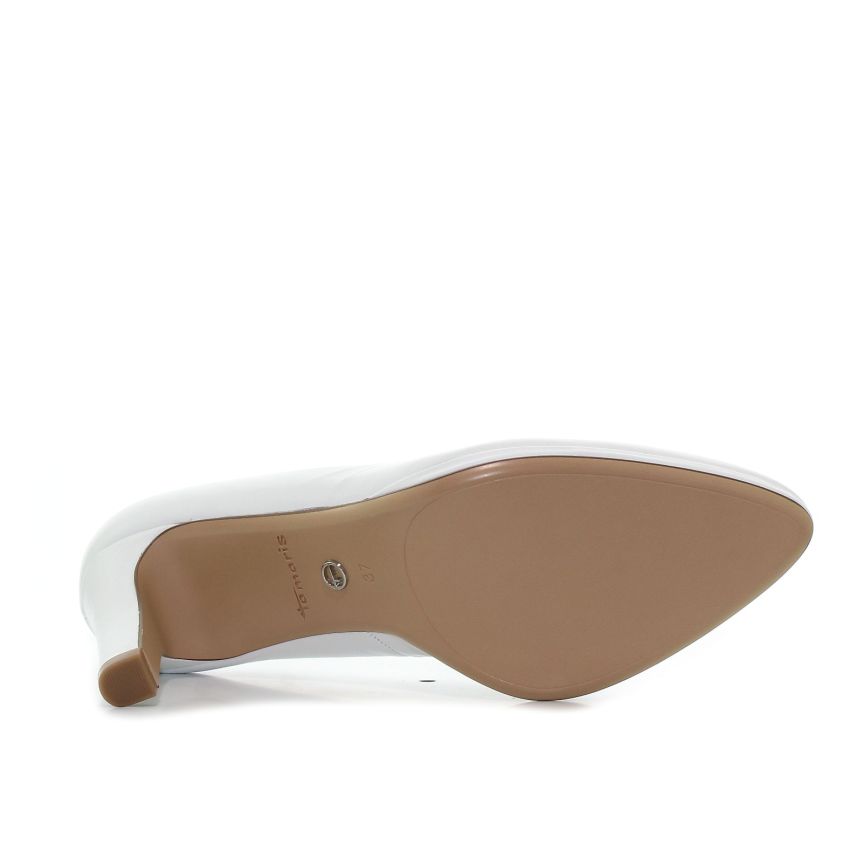 Tamaris fehér női magassarkú