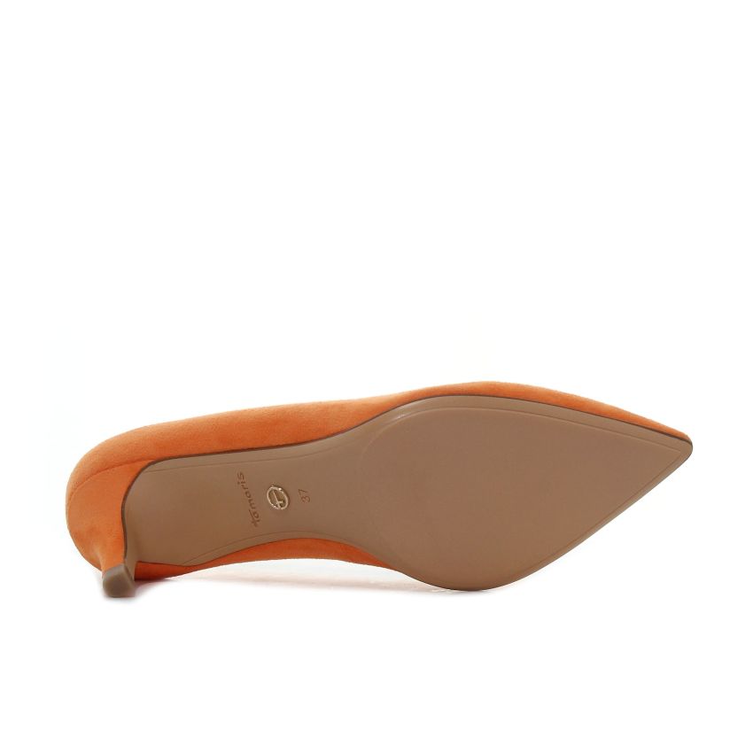 Tamaris narancs női magassarkú