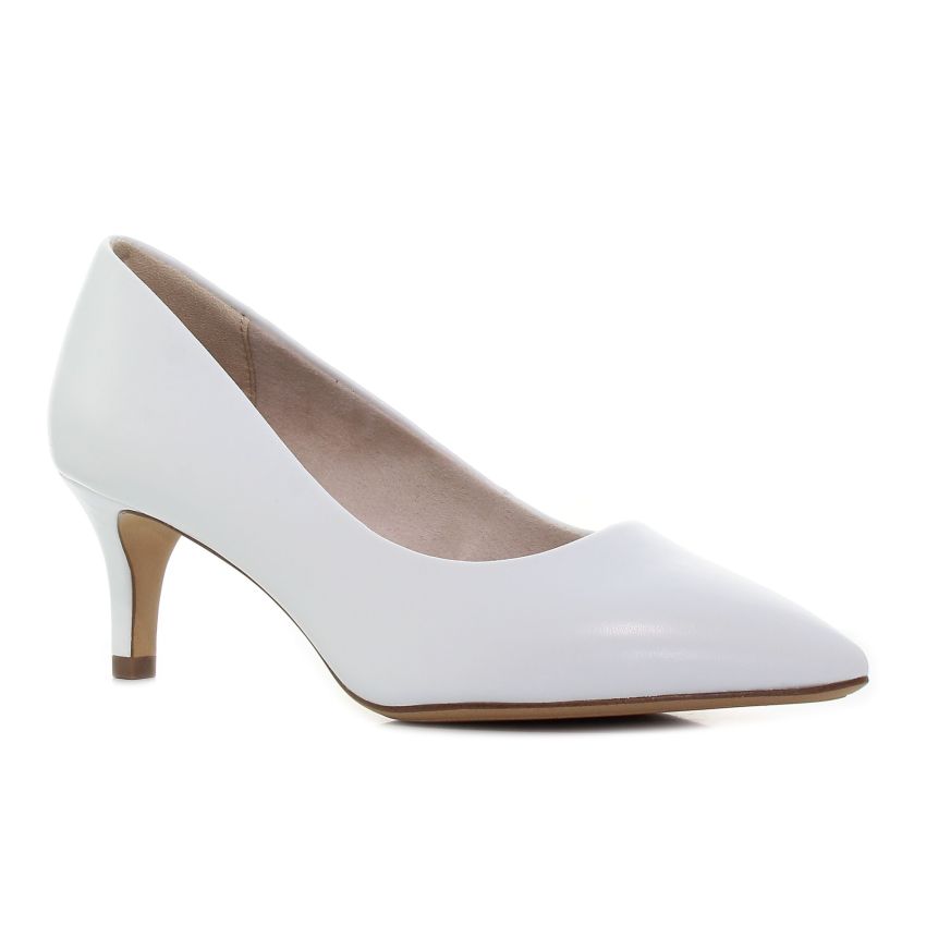 Tamaris fehér női magassarkú